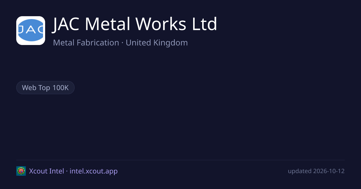 JAC Metal Works Ltd — share card preview