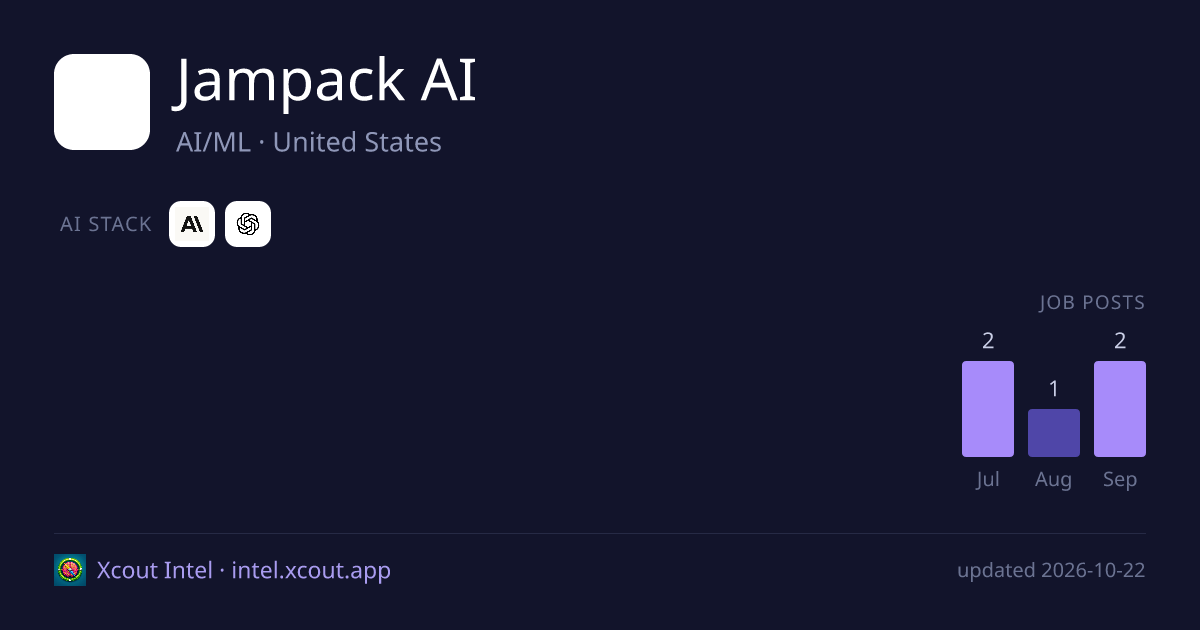 Jampack AI — share card preview