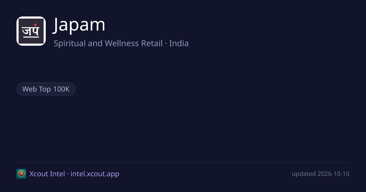 Japam — share card preview