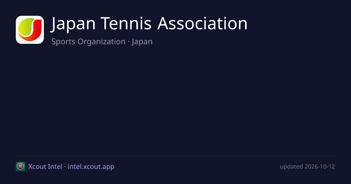 Japan Tennis Association — share card preview