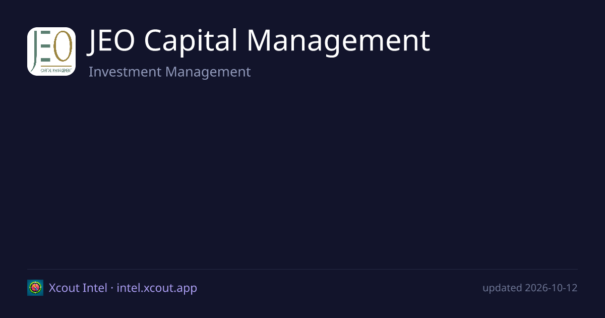JEO Capital Management — share card preview