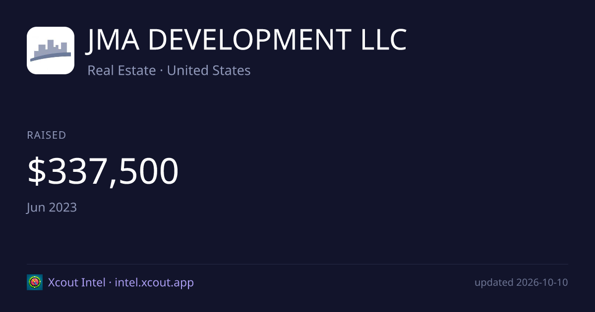 JMA DEVELOPMENT LLC — share card preview