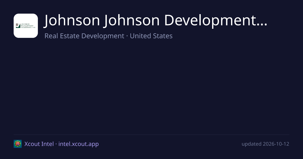 Johnson Johnson Development Corp — share card preview