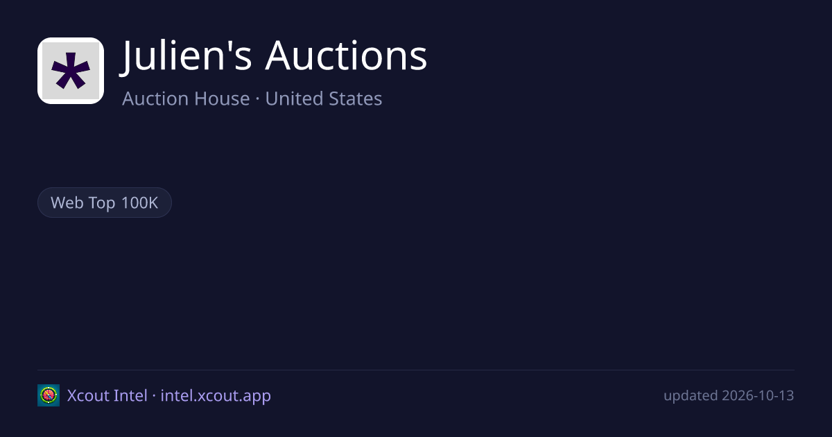 Julien's Auctions — share card preview