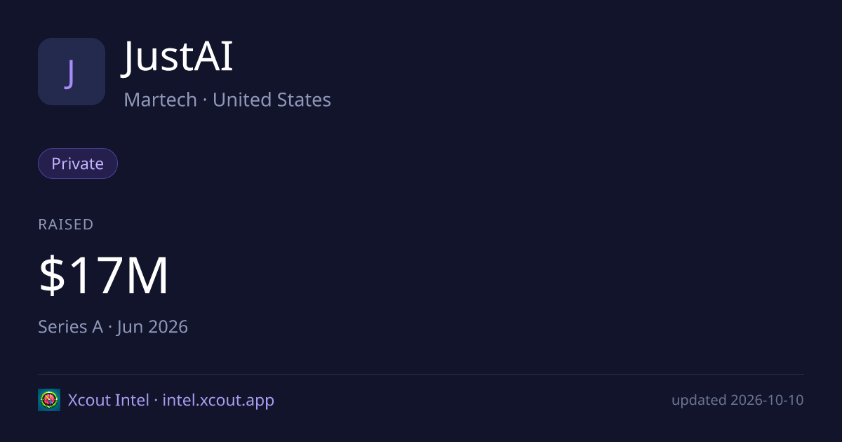 JustAI — share card preview