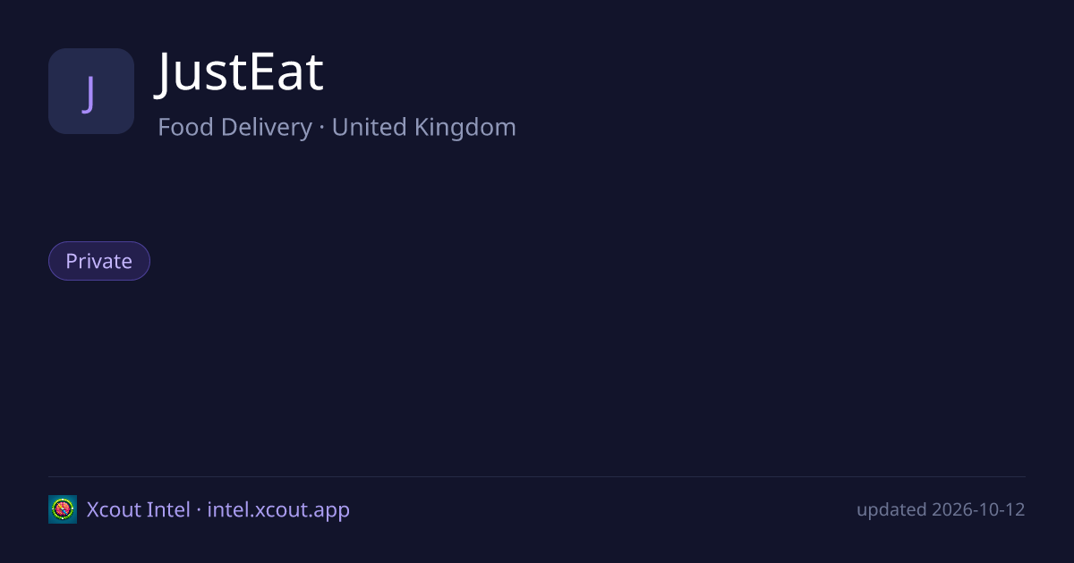 JustEat — share card preview