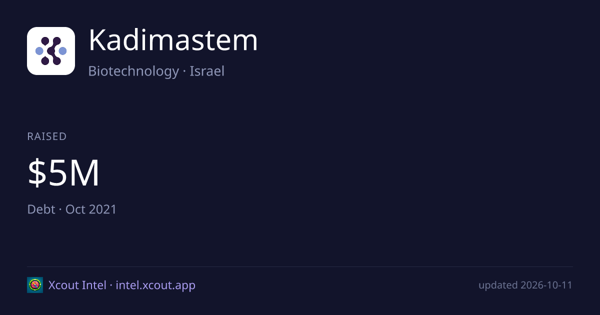 Kadimastem — share card preview