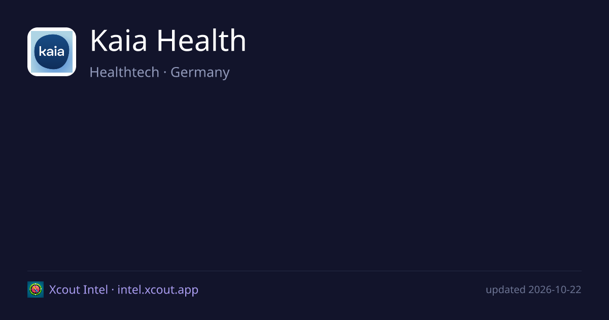 Kaia Health — share card preview