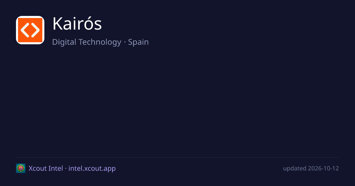 Kairós — share card preview