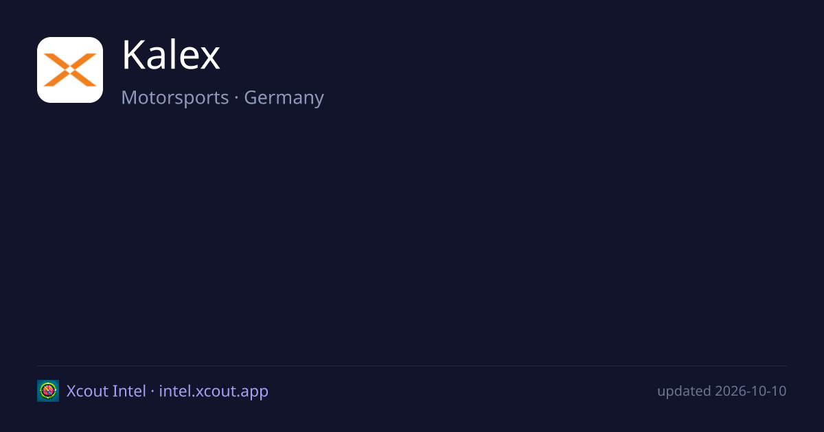 Kalex — share card preview