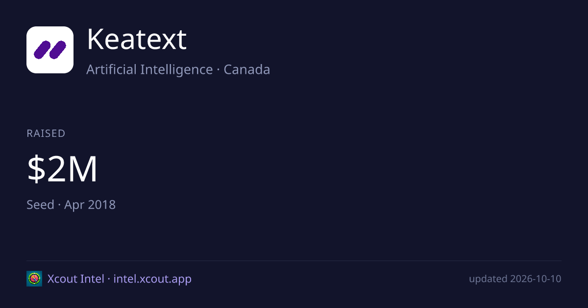 Keatext — share card preview