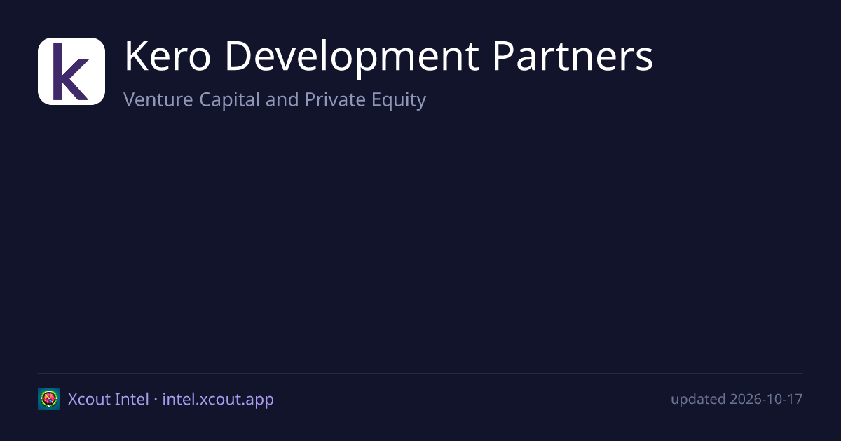 Kero Development Partners — share card preview
