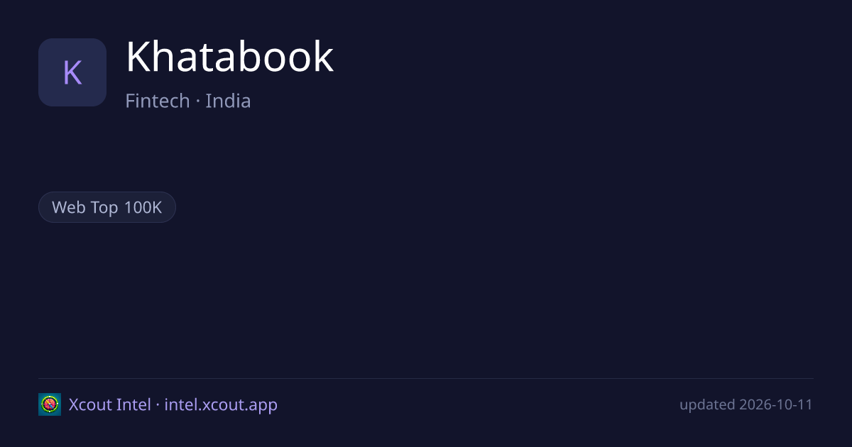 Khatabook — share card preview