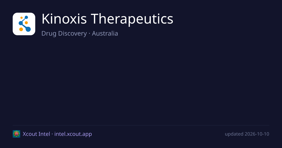 Kinoxis Therapeutics — share card preview
