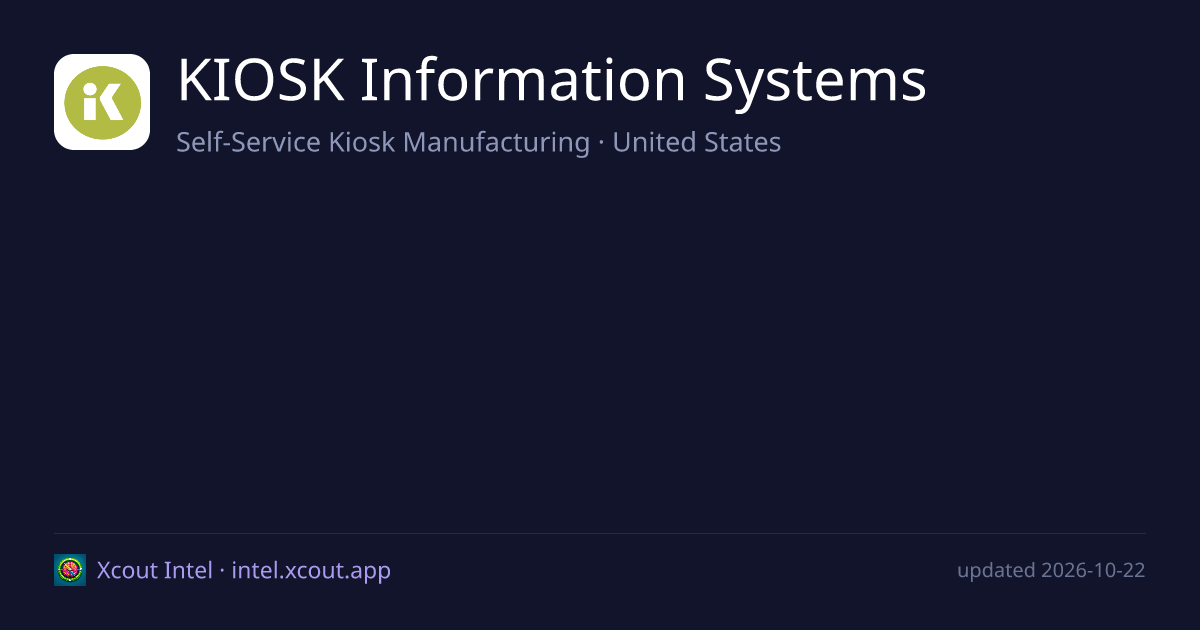 KIOSK Information Systems — share card preview