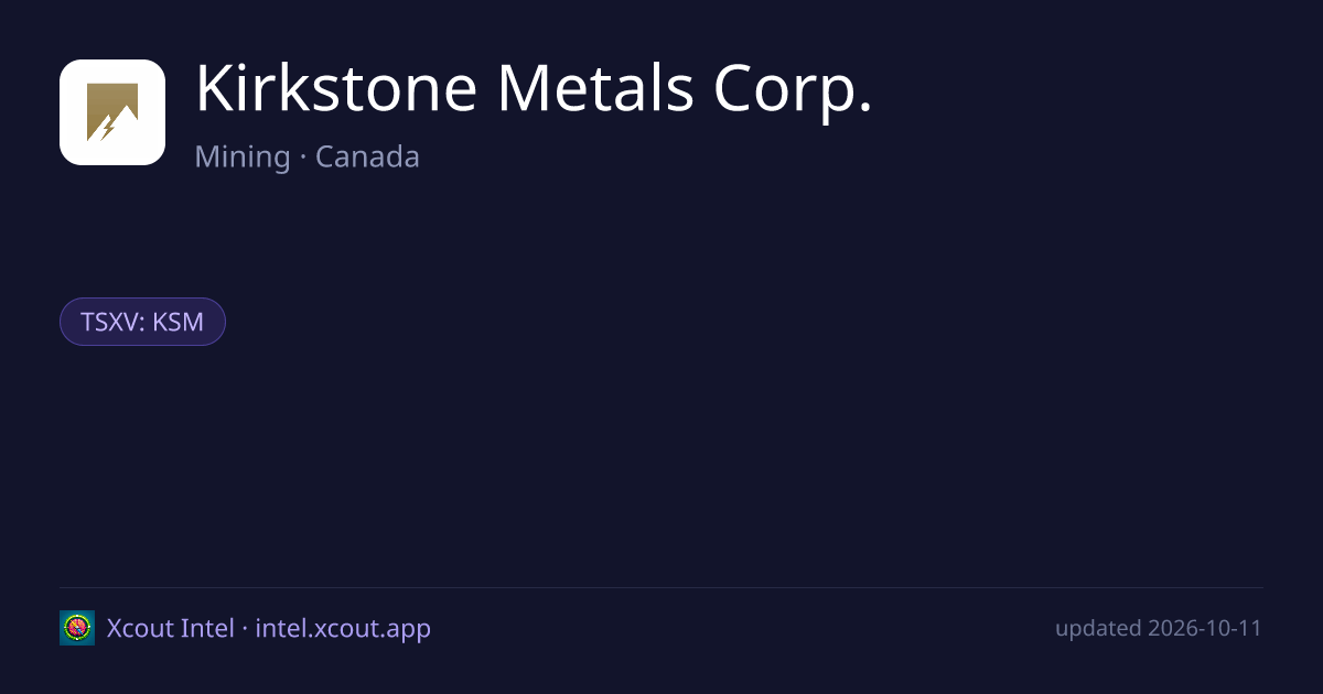 Kirkstone Metals Corp. — share card preview