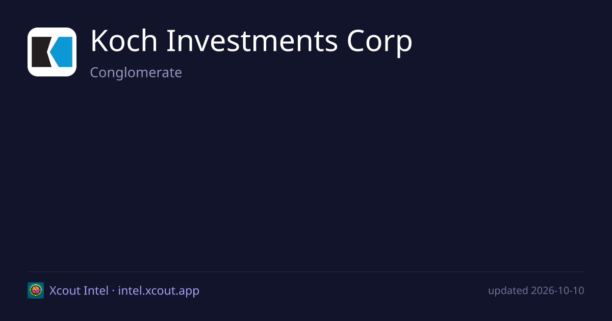 Koch Investments Corp — share card preview