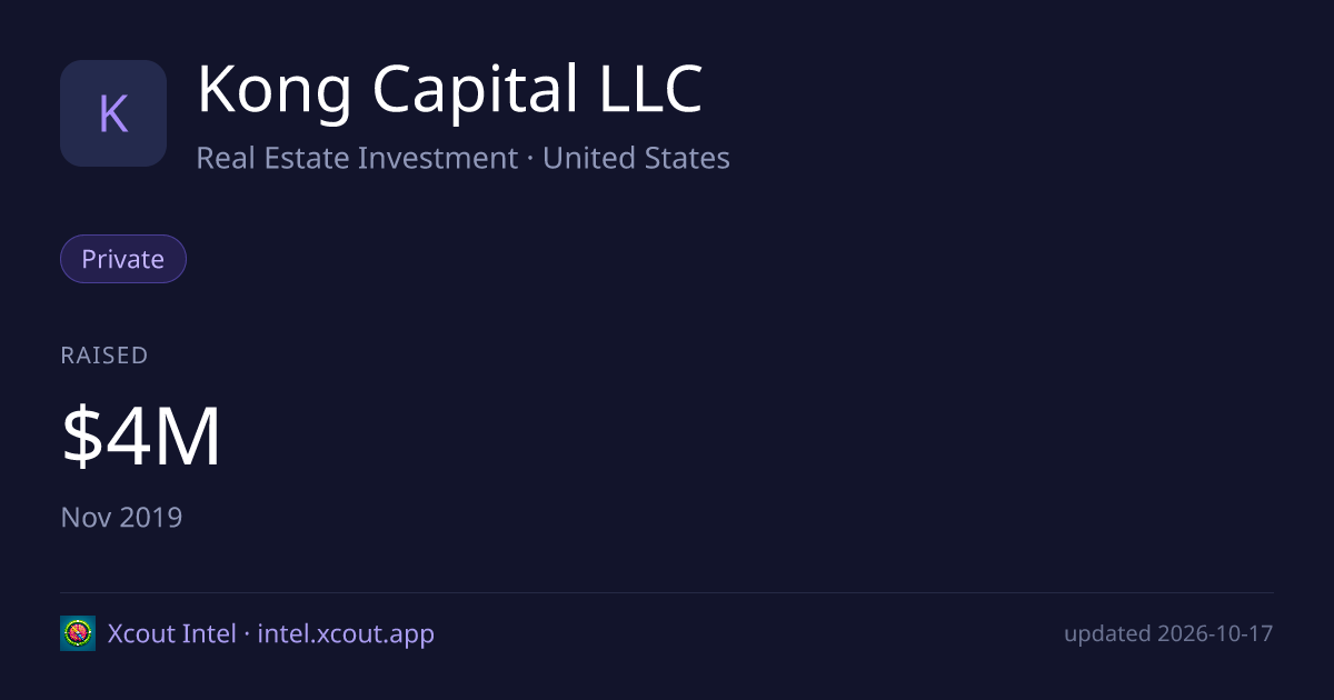 Kong Capital LLC — share card preview