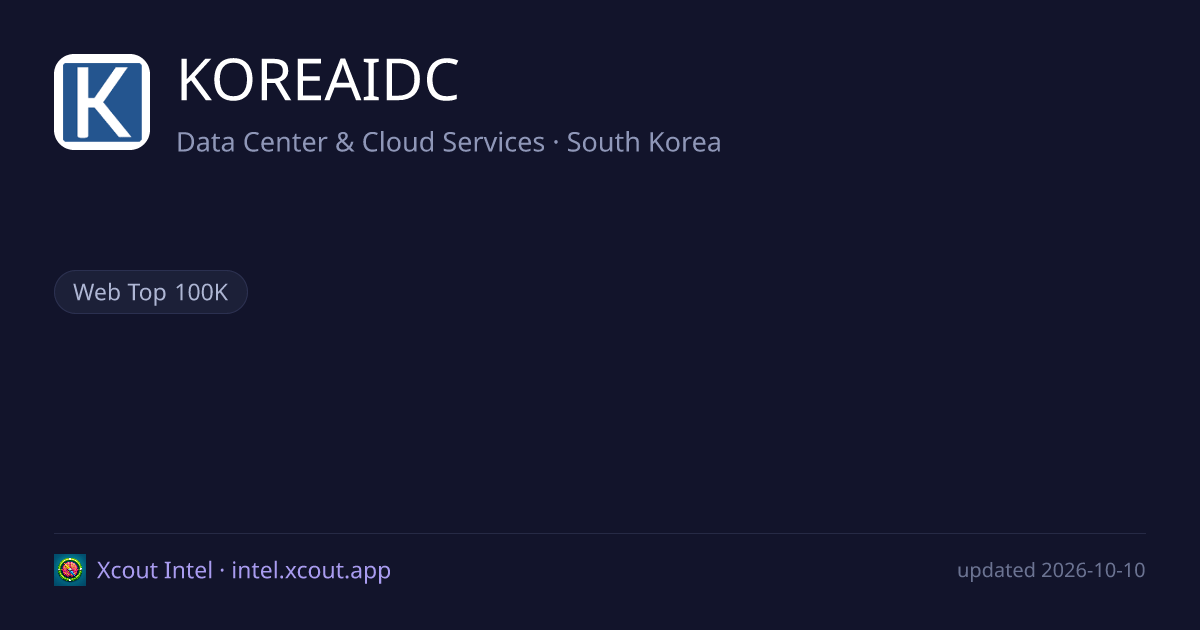 KOREAIDC — share card preview