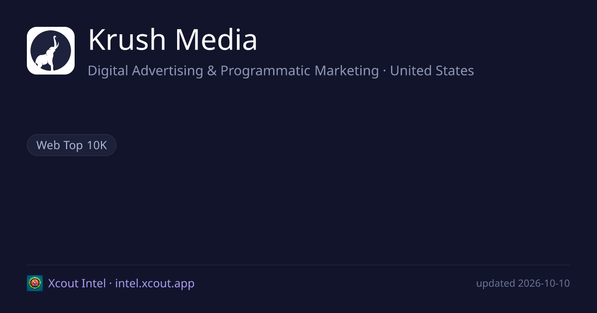 Krush Media — share card preview