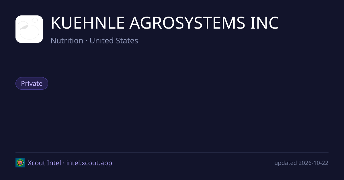 KUEHNLE AGROSYSTEMS INC — share card preview