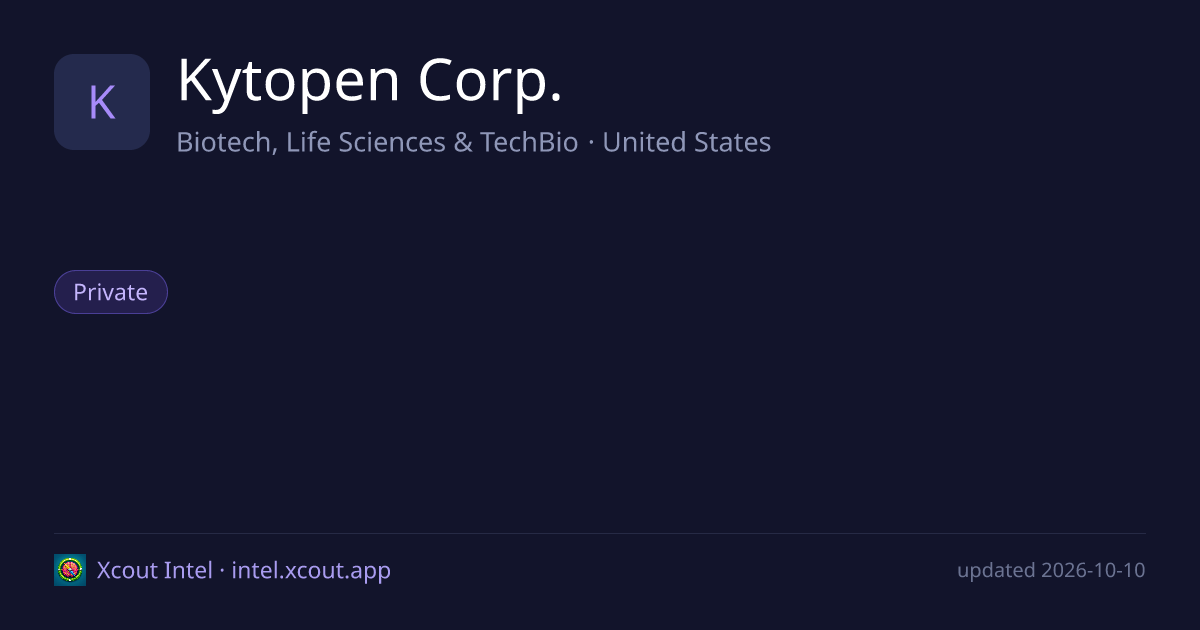 Kytopen Corp. — share card preview