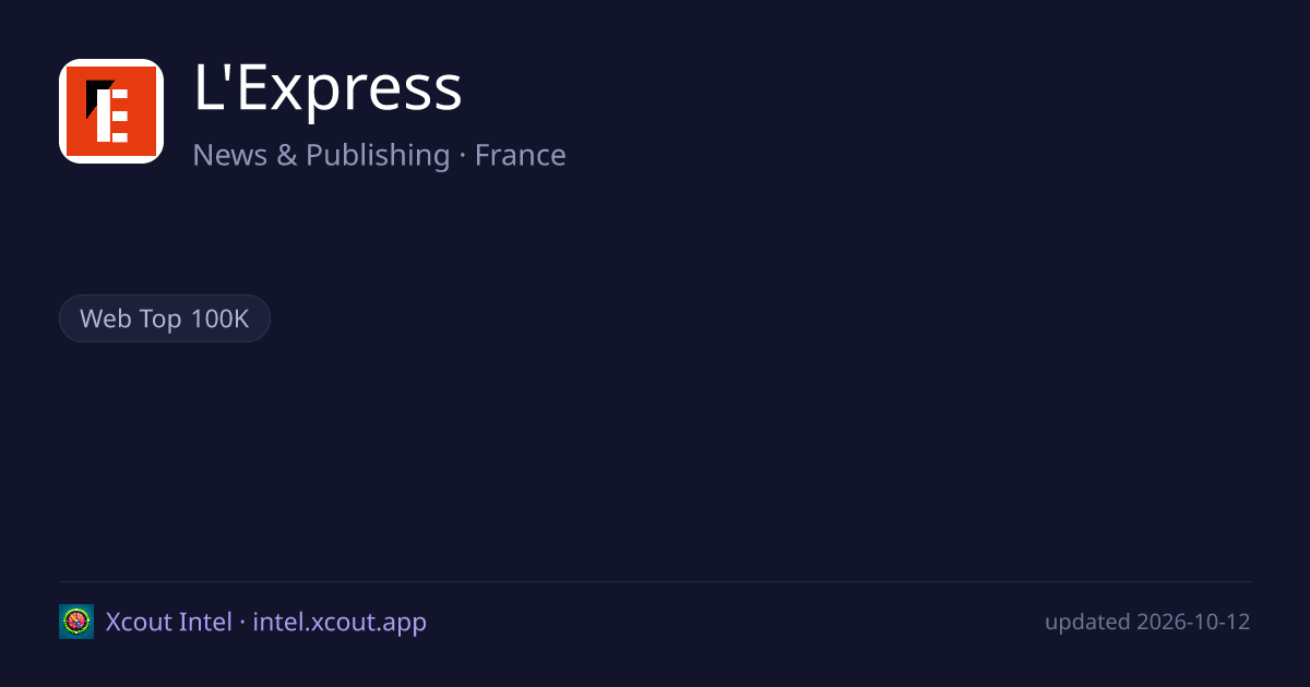 L'Express — share card preview