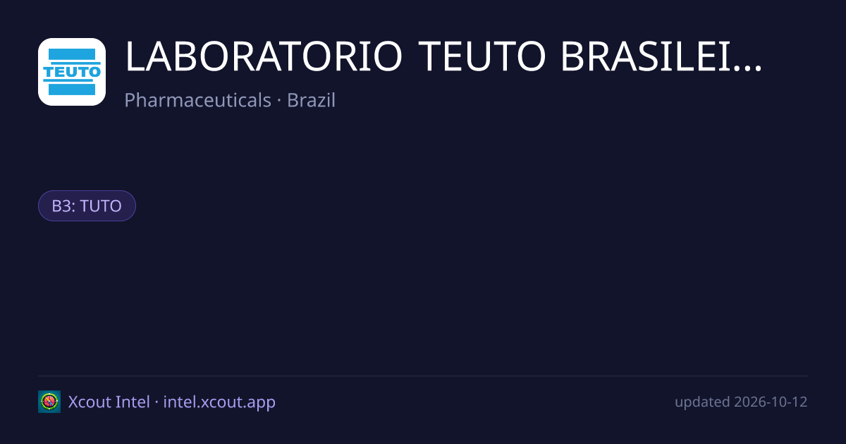 LABORATORIO  TEUTO BRASILEIRO S.A. — share card preview