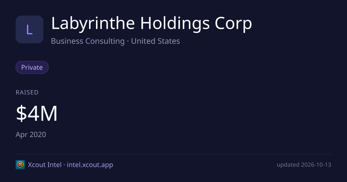 Labyrinthe Holdings Corp — share card preview