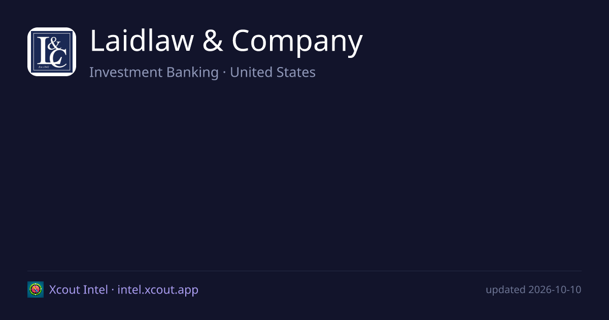 Laidlaw & Company — share card preview