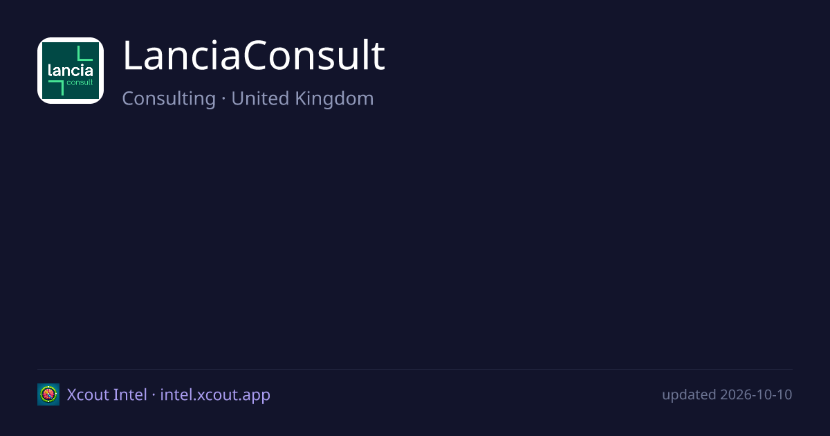 LanciaConsult — share card preview