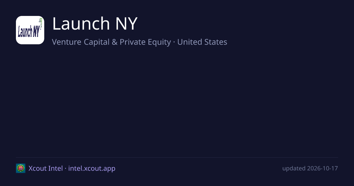 Launch NY — share card preview