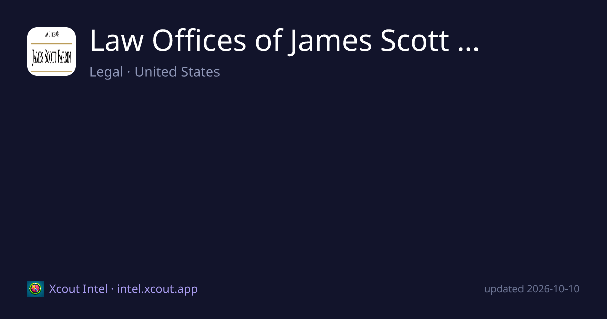 Law Offices of James Scott Farrin — share card preview