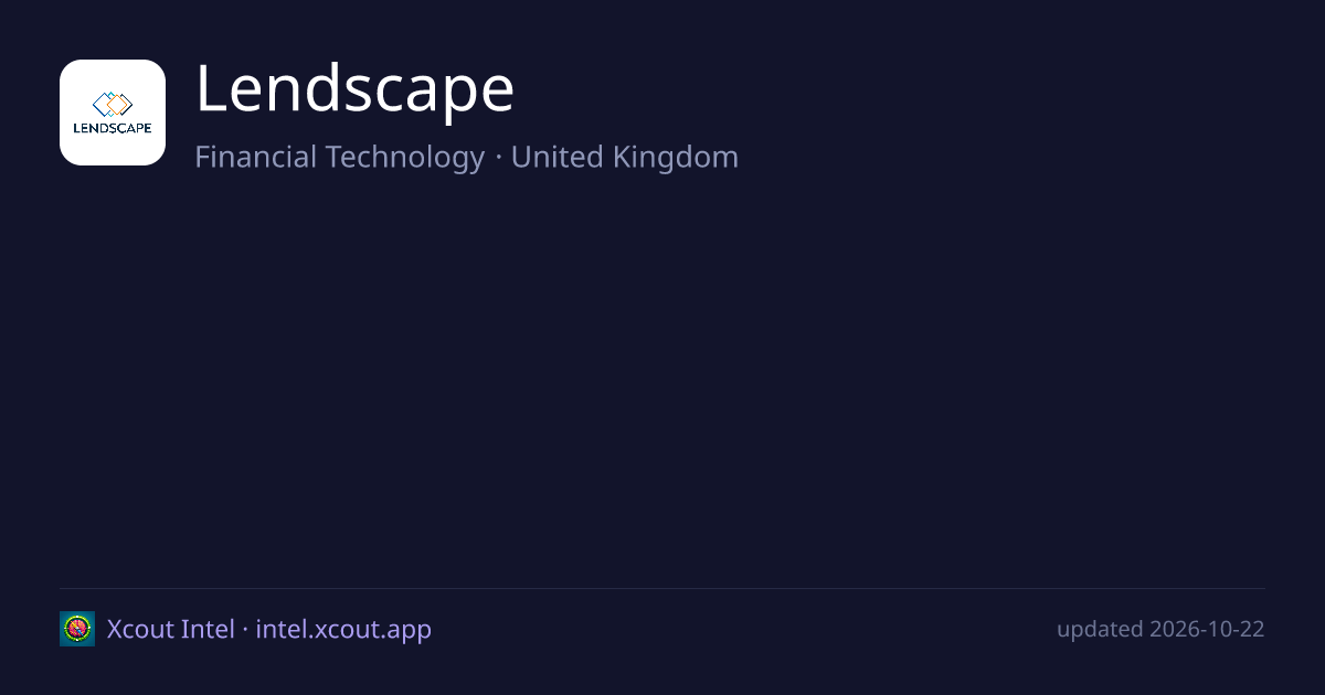Lendscape — share card preview