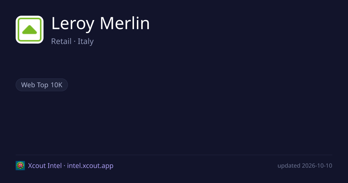 Leroy Merlin — share card preview
