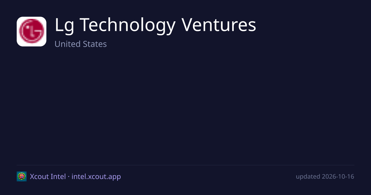 Lg Technology Ventures — share card preview