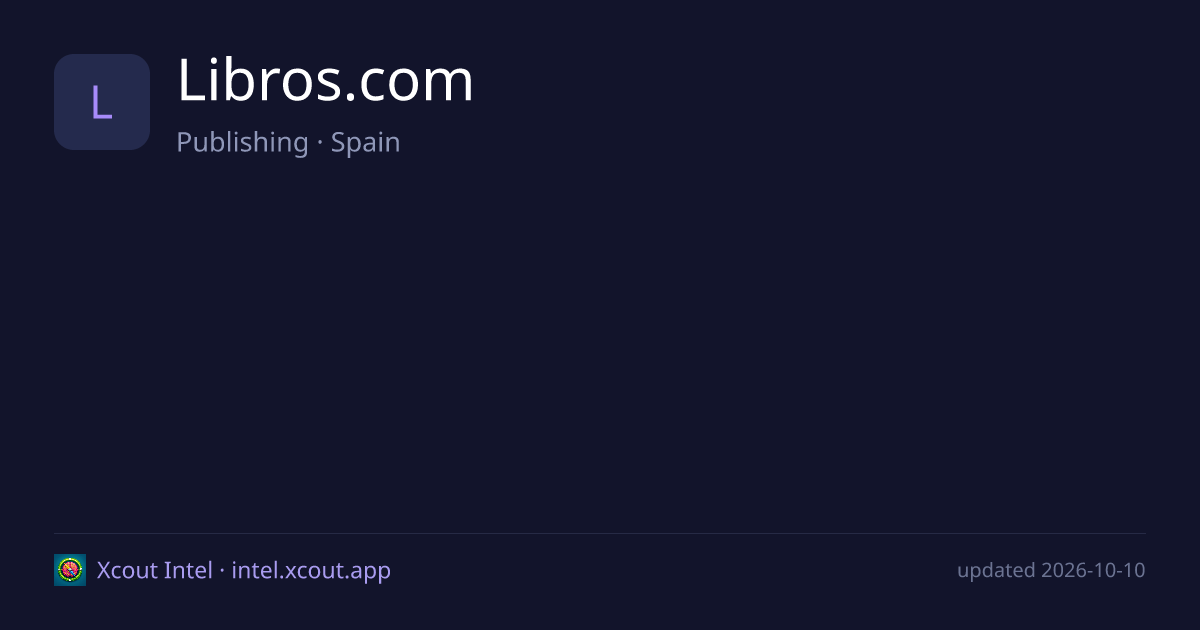 Libros.com — share card preview
