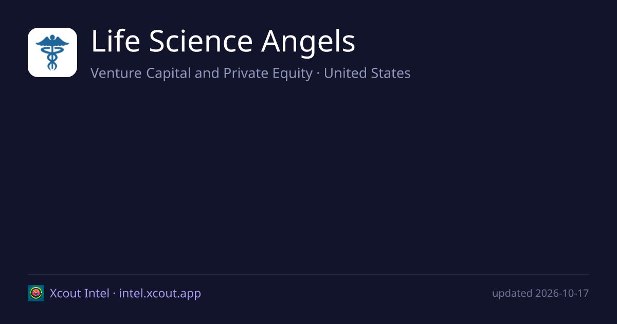 Life Science Angels — share card preview