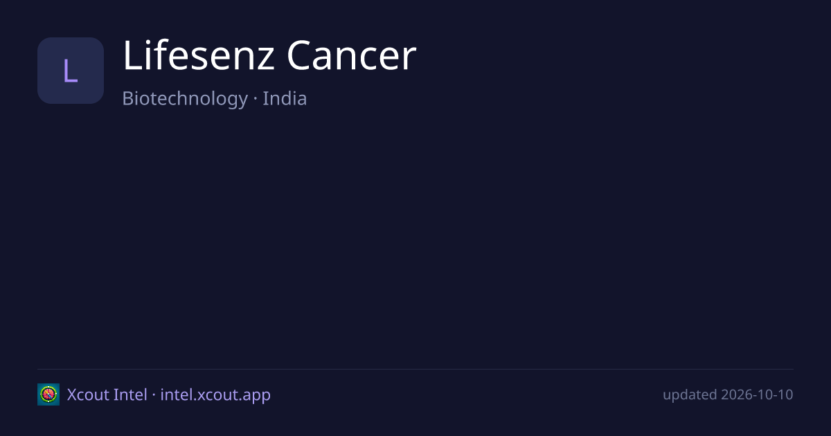 Lifesenz Cancer — share card preview