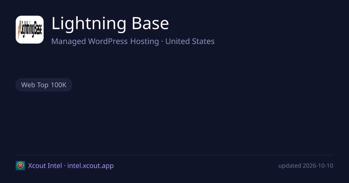 Lightning Base — share card preview