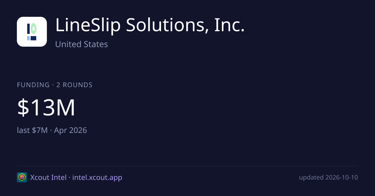 LineSlip Solutions, Inc. — share card preview