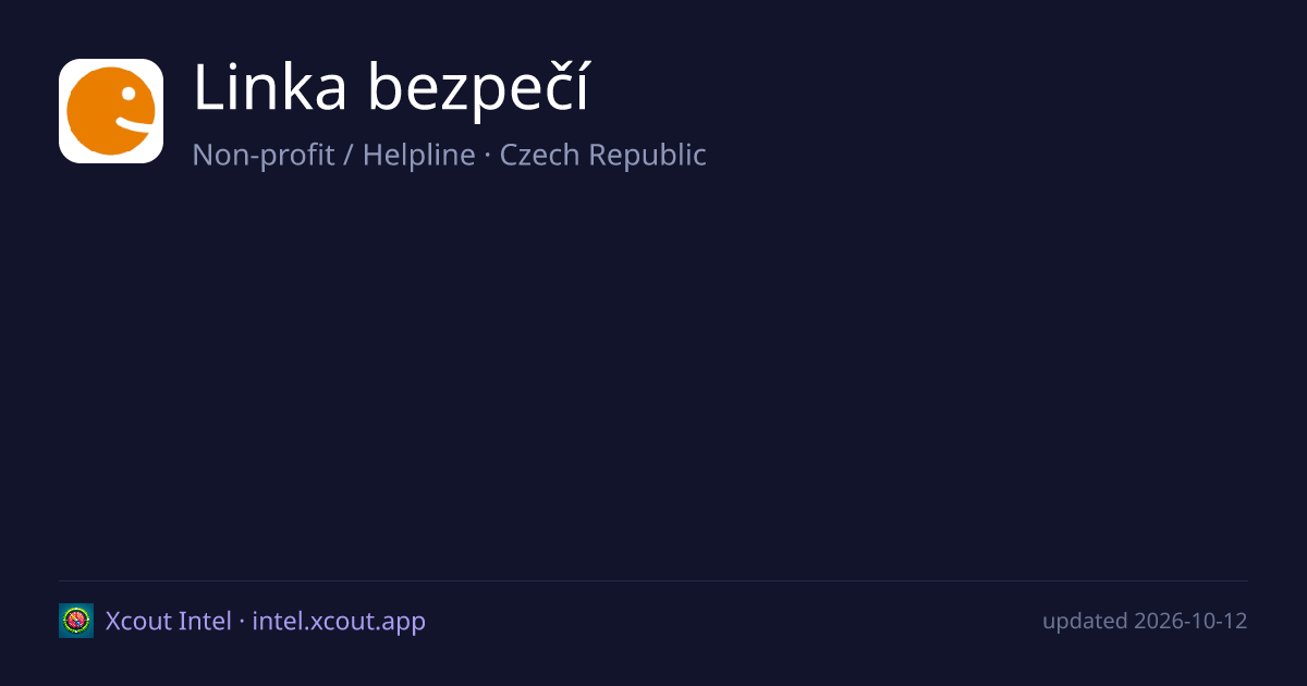 Linka bezpečí — share card preview