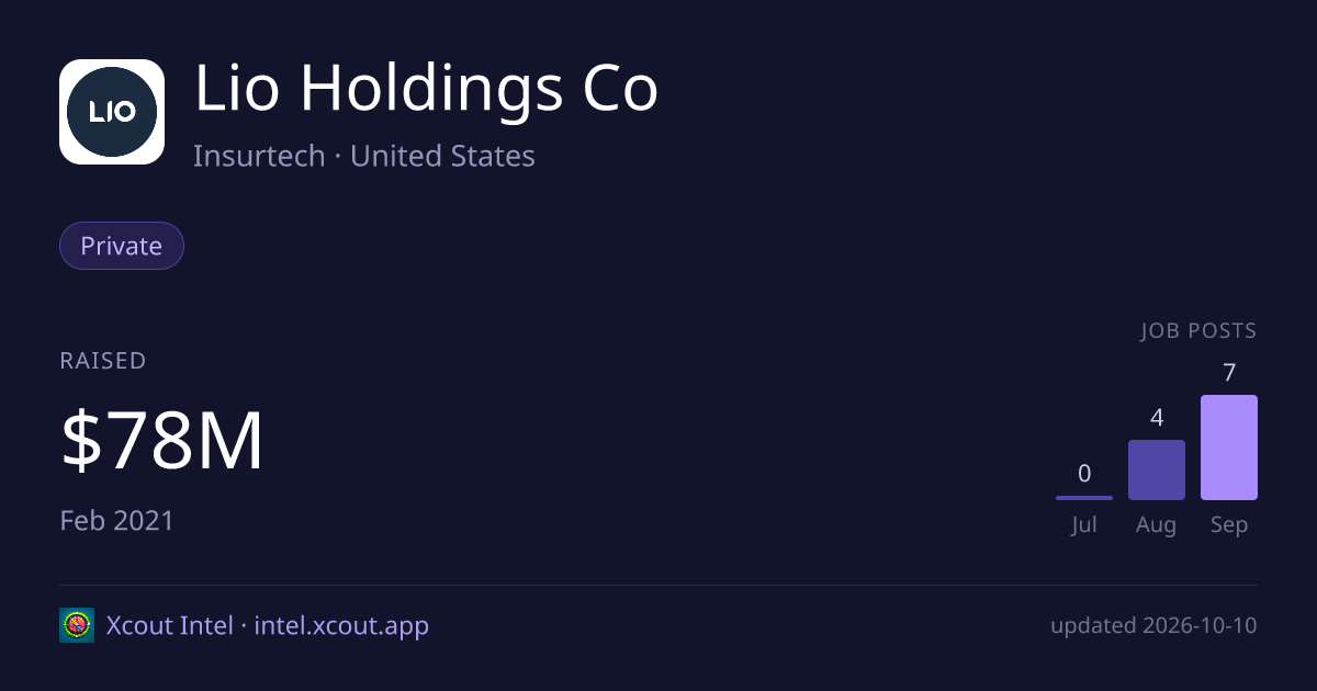 Lio Holdings Co — share card preview