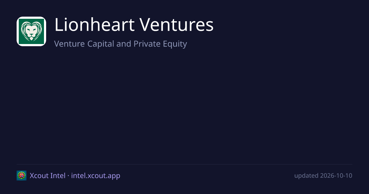 Lionheart Ventures — share card preview