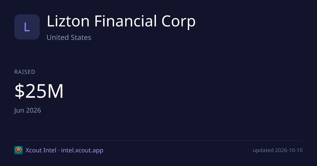 Lizton Financial Corp — share card preview