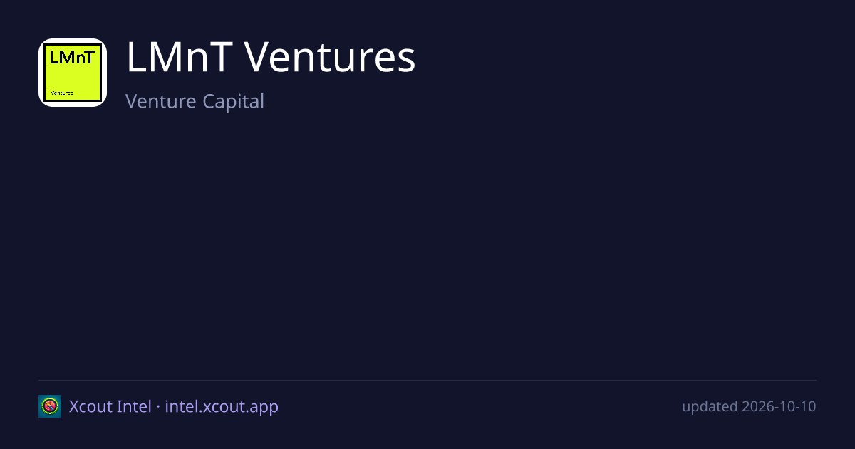 LMnT Ventures — share card preview