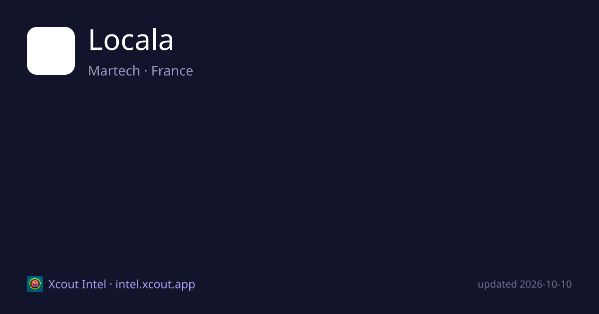 Locala — share card preview