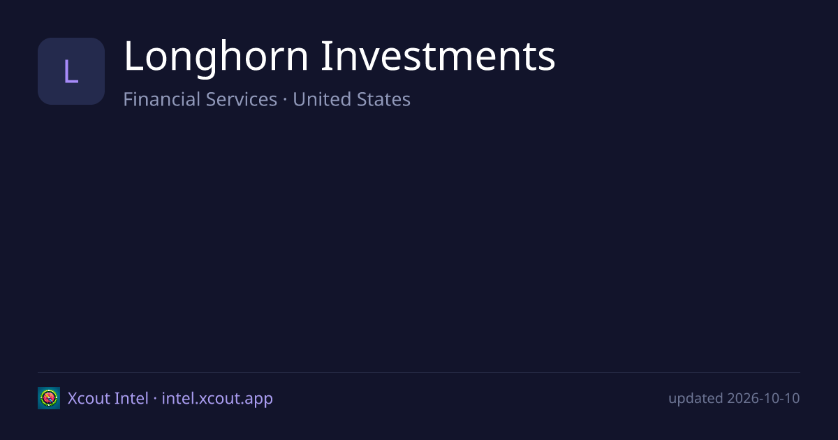 Longhorn Investments — share card preview