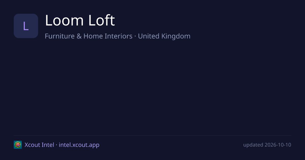 Loom Loft — share card preview