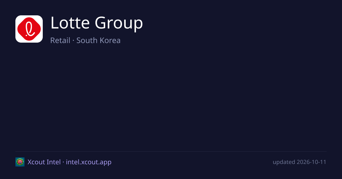 Lotte Group — share card preview